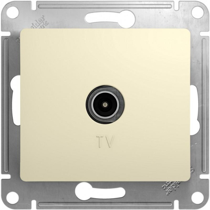 Розетка GLOSSA GSL000291 TV бежевый