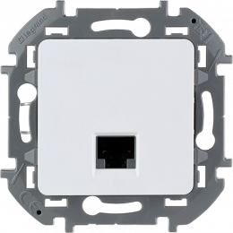 Розетка INSPIRIA 673830 RJ 45 кат 6 UTP белая