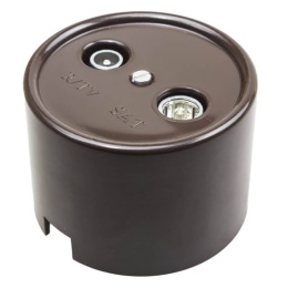 Розетка BIRONI B1-305-22 TV/R-SAT оконечная Пластик коричневый (ретро)