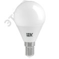 Лампа IEK LED3 3W E14 3000K шар 
