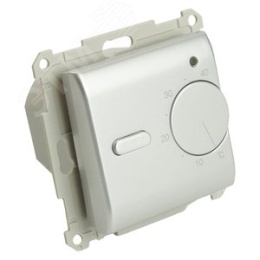 Терморегулятор STEKKER GLS00-7117-03 СЕРЕБРО, д/т.пола 3500W серия КАТРИН