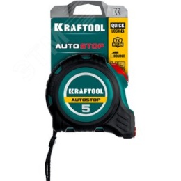 Рулетка KRAFTOOL 3412-5-19 с автостопом