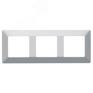 Legrand Valena-L 754133 рамка 3-пост алюм.