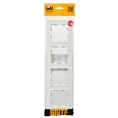 Рамка IEK BRITE 4 поста белый