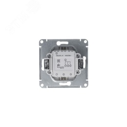 Выключатель GLOSSA GSL001231 3кл, механизм, платина