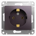 Розетка GLOSSA GSL001443 1ая c/заз. сиреневый туман