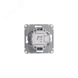 Выключатель GLOSSA GSL000113 1кл с подсв., белый