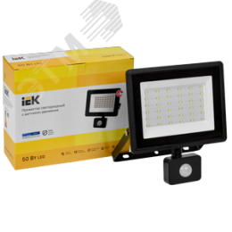 Прожектор IEK СДО-06 50Вт 220-240В 6500k 4000Лм IP54 c датчиком