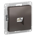 Розетка AtlasDesign ATN000683 RJ45 механизм мокко