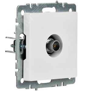 Розетка IEK BRITE TV белый