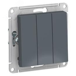 Выключатель AtlasDesign ATN000731 3кл, грифель, механизм