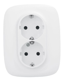 Legrand Valena-А 753726 2*2к+3 16а розетка в сборе белая