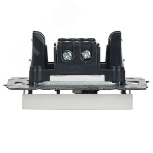 Выключатель IEK BRITE 1кл с подсв. белый