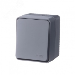 Выключатель AtlasDesign PROFI54 ATN544011 1кл антрацит