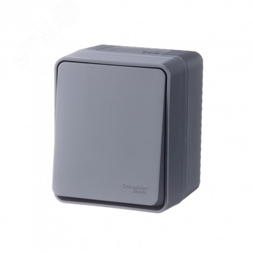 Выключатель AtlasDesign PROFI54 ATN544011 1кл антрацит