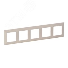 Legrand Valena-L 754045 рамка 5-поста сл.кость
