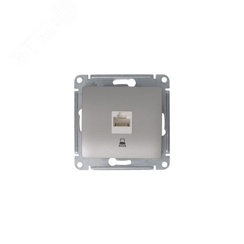 Розетка GLOSSA GSL001281К RJ45
