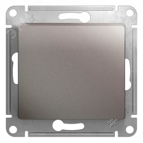 Переключатель GLOSSA GSL001261 1кл, механизм, платина