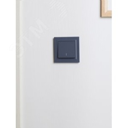Рамка IEK BRITE 1пост маренго