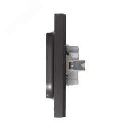 Розетка AtlasDesign ATN000624 2-ая c/з механизм мокко