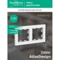 Рамка AtlasDesign ATN000102 2-ая белая