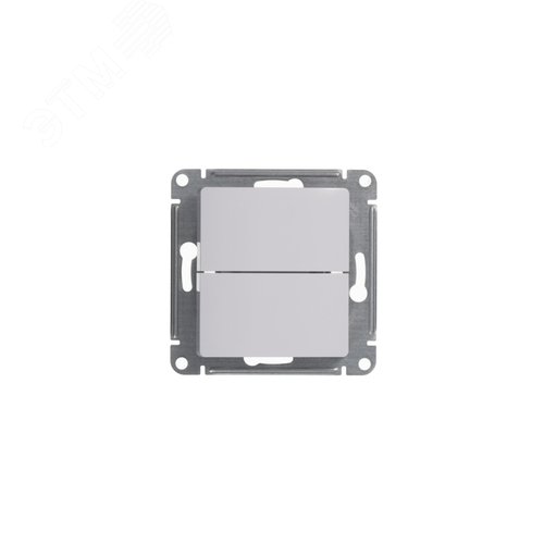 Выключатель GLOSSA GSL000151 2кл, белый