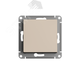 Переключатель AtlasDesign ATN001261 1кл, песочный, механизм