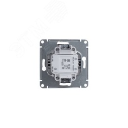Выключатель GLOSSA GSL000851 2кл, механизм, шоколад