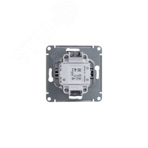 Выключатель GLOSSA GSL000851 2кл, механизм, шоколад