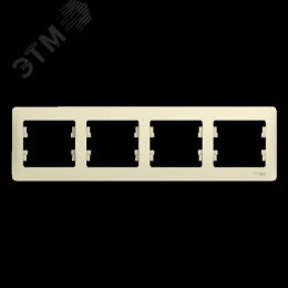 Рамка GLOSSA GSL000204 4пост бежевая