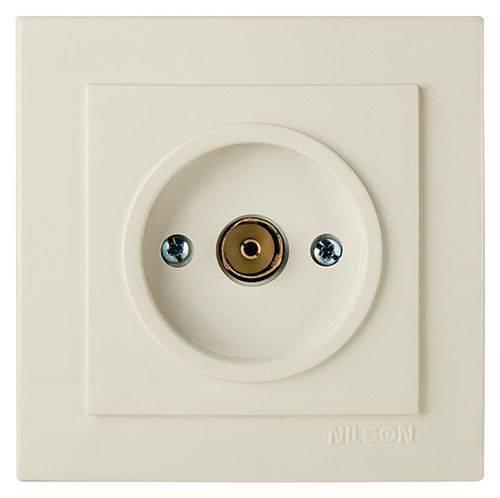 Розетка NILSON 24121029 TV 1мест. крем