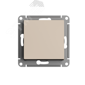 Переключатель AtlasDesign ATN001271 1кл,промеж, песочный, механизм