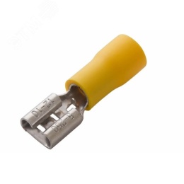 Клемма REXANT 08-0451 плоская полностью изолированная (гнездо) (VF 5,5-250)