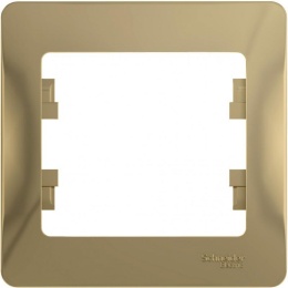 Рамка GLOSSA GSL000401 1пост титан