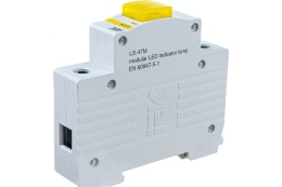 Лампа сигн. компакт. IEK ЛС-47 желтая (LED) AC/DC 