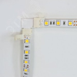 Коннектор Feron LD185 "L" с соединителем для светодиод. ленты 3528/8мм