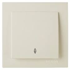 Выключатель NILSON 24121007 проходной СУ 1кл. крем