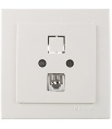 Розетка NILSON 24121040 СУ телефон 1мест. крем 