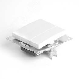 Выключатель STEKKER GLS10-7108-01, 3кл белый, (механизм) серия КАТРИН