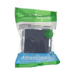 Переключатель AtlasDesign ATN000771 1-кл перекрестный, грифель