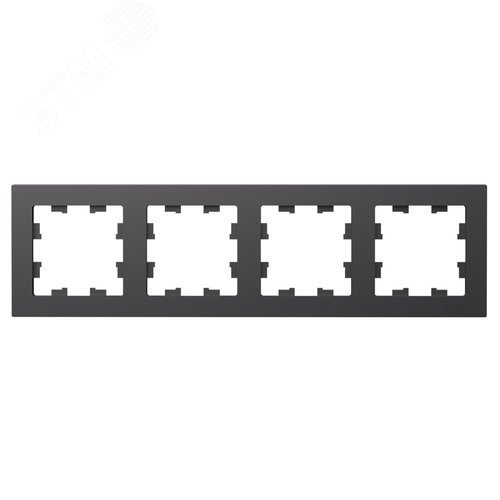 Рамка AtlasDesign ATN001404 4-ая базальт
