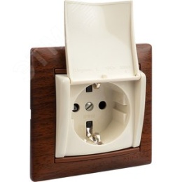 Legrand Valena 774322 Розетка 2к+3нем.ст. мех. сл.кость с крышкой