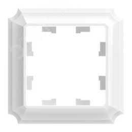 Рамка AtlasDesign ATN100101 1-ая ANTIQUE белый