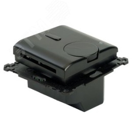 Терморегулятор STEKKER GLS00-7117-05 ЧЕРНЫЙ, д/т.пола 3500W серия КАТРИН