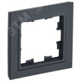 Рамка IEK BRITE 1пост графит