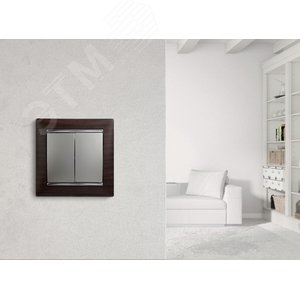 Legrand Valena 770105 Выключатель 2кл. алюм. 