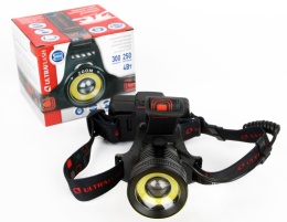 Фонарь ULTRAFLASH E1335 налобный 3,7V черный