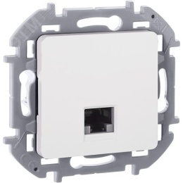 Розетка INSPIRIA 673830 RJ 45 кат 6 UTP белая