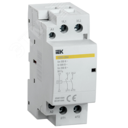 Контактор модульный IEK КМ63-11М 63А 2П 1НЗ+1НО