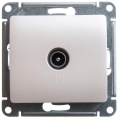 Розетка GLOSSA GSL000691 TV, механизм, перламутр